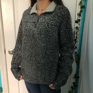 Soft Grey True Grit Pullover